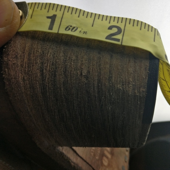 Nylo ALL LEATHER Welted Sole Stacked heel Ankle Boot Handmade in Europe 38Brown - Picture 4 of 16